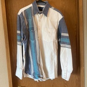 Vintage Western pearl snap